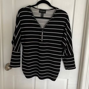 Frank Lyman striped top size 10